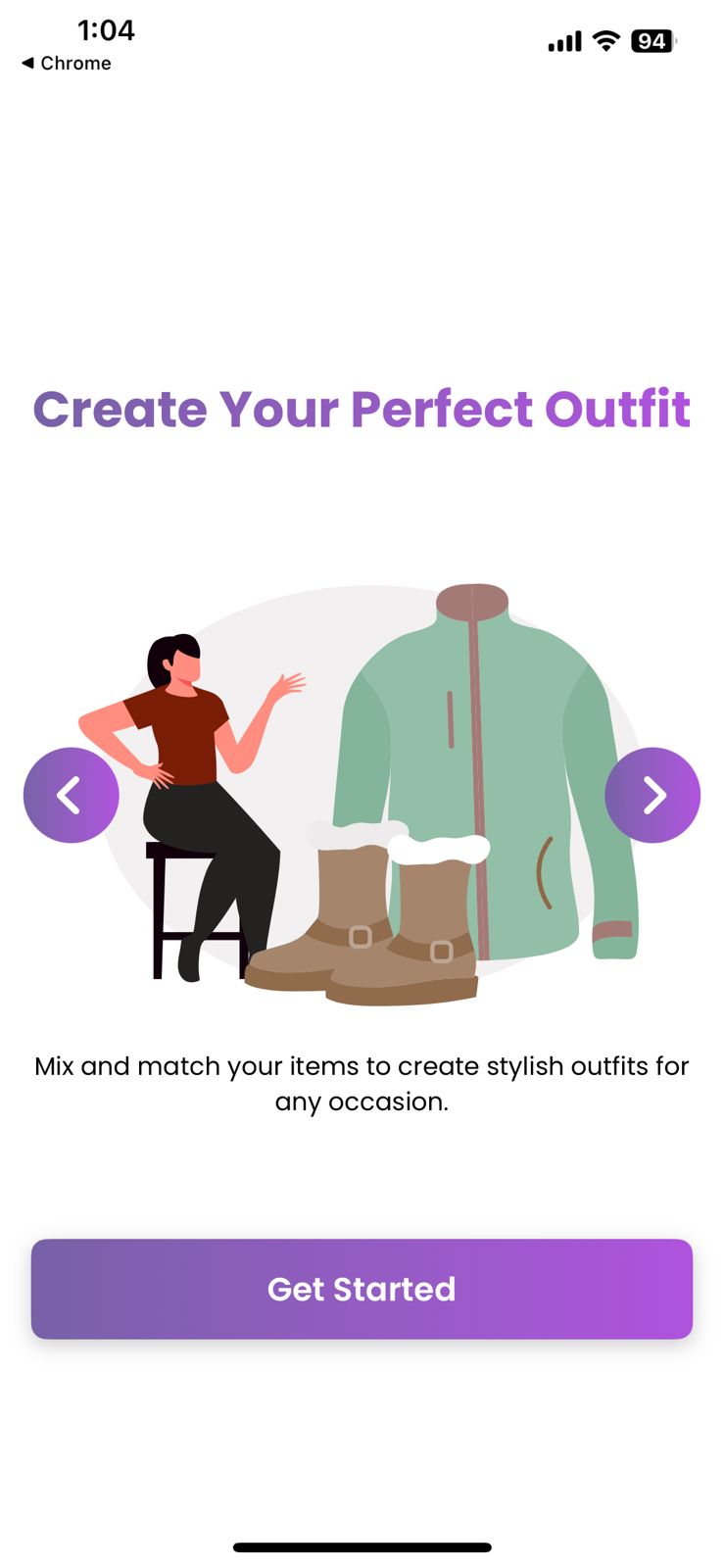 Threadly App Outfit Creation
